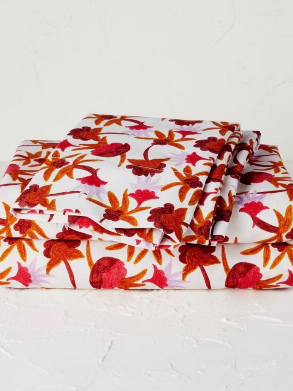 Full Printed Cotton Percale Sheet Set Natalia Floral - Opalhouse designed with